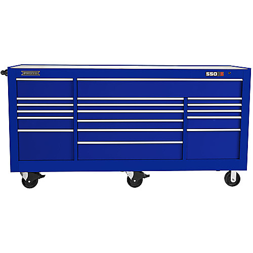 ‎Proto 550S 88″ Workstation - 20 Drawer, Gloss Blue