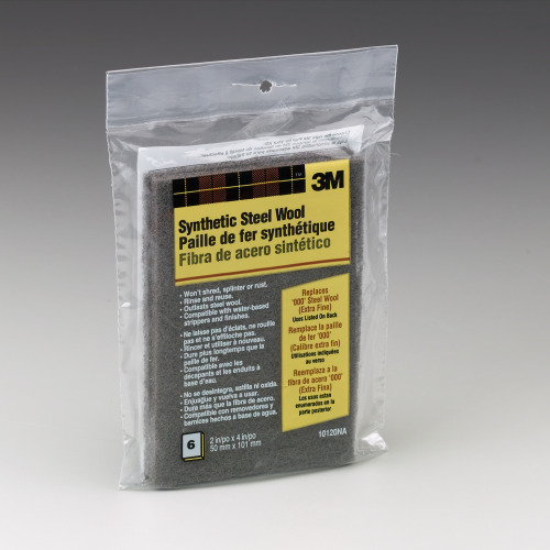 3M Synthetic Steel Wool Pads 10120NA #000 Extra Fine